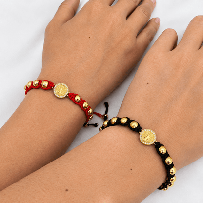 Set de Pulseras San Benito Oro Laminado 18K