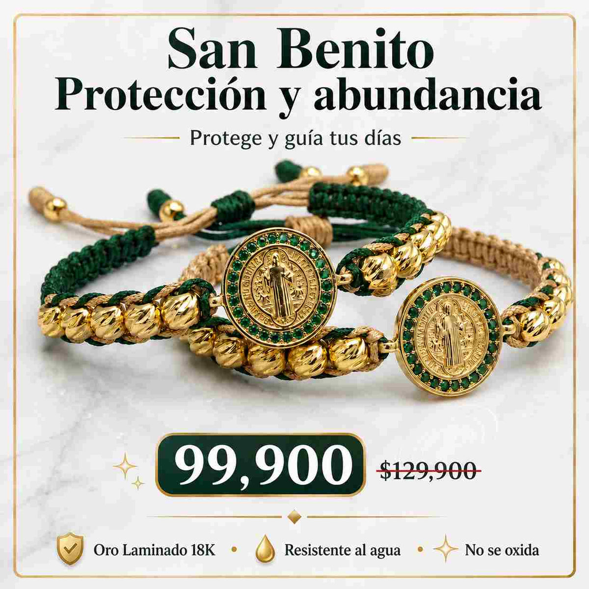 Pulsera San Benito Abundancia