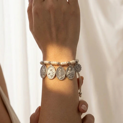 Pulsera Milagrosa – 6 Santos de Protección