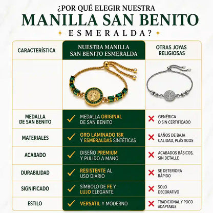 Pulsera San Benito Esmeraldas