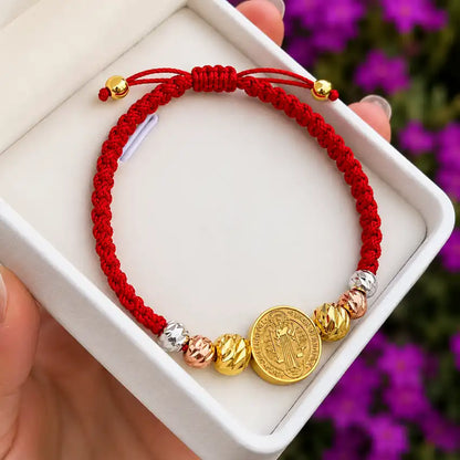Set de Pulseras San Benito 3 Oros